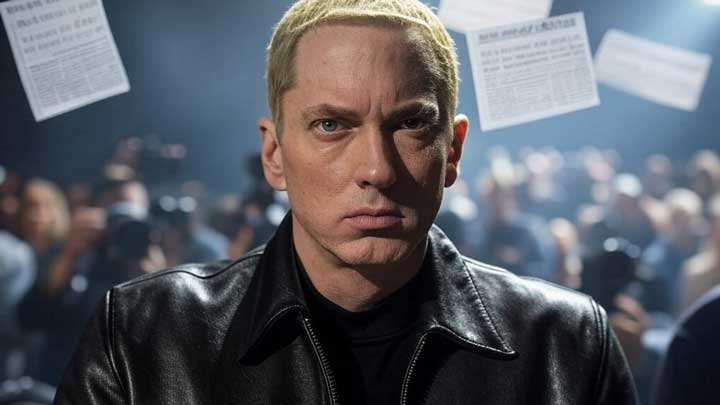 Eminem confronts critics head-on, fearlessly facing backlash with unmatched social boldness.