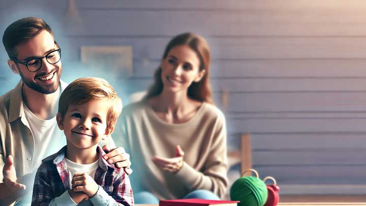 Praising children builds confidence
